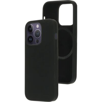Mobiparts iPhone 14 Pro Schwarze Silikonhülle - Handytasche Mobiparts iPhone 14 Pro Schwarze Silikonhülle - Handytasche