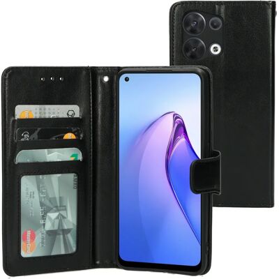 Coque portefeuille classique Mobiparts - 16,3cm (6,4") pour Oppo Reno8 5G Noir - Publicité Coque portefeuille classique Mobiparts - 16,3cm (6,4") pour Oppo Reno8 5G Noir - Publicité