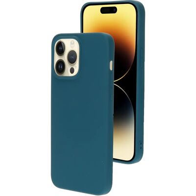 Mobiparts Apple iPhone 14 Pro Max Blaubeere Blaue Silikonhülle - Handyhülle Mobiparts Apple iPhone 14 Pro Max Blaubeere Blaue Silikonhülle - Handyhülle