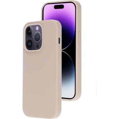 Mobiparts Rosafarbene Silikonhülle für iPhone 14 Pro - Handyhülle Mobiparts Rosafarbene Silikonhülle für iPhone 14 Pro - Handyhülle