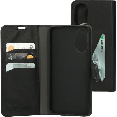 Mobiparts Classic Wallet Case Oppo A17 Schwarz - Handyhülle Mobiparts Classic Wallet Case Oppo A17 Schwarz - Handyhülle
