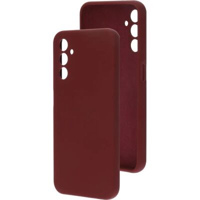 Mobiparts Samsung Galaxy A14 5G Pflaumenrot Silikon Hülle - Handyhülle Mobiparts Samsung Galaxy A14 5G Pflaumenrot Silikon Hülle - Handyhülle