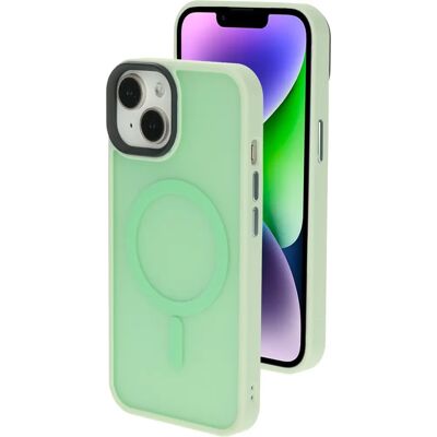 Mobiparts iPhone 14 Plus Satin Light Green - Handyhülle Mobiparts iPhone 14 Plus Satin Light Green - Handyhülle