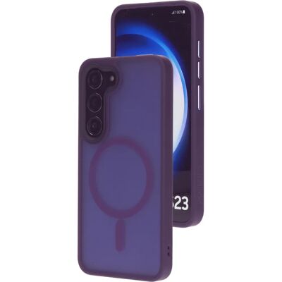 Mobiparts Samsung Galaxy S23 Satin Purple Impact Schutz Hülle - Handyhülle Mobiparts Samsung Galaxy S23 Satin Purple Impact Schutz Hülle - Handyhülle
