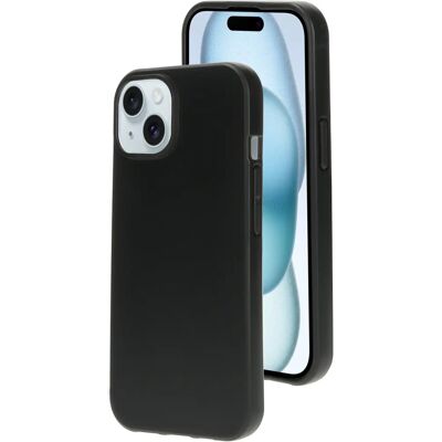 Mobiparts Classic Apple iPhone 15/14 Matt Black TPU Hülle - Handyhülle Mobiparts Classic Apple iPhone 15/14 Matt Black TPU Hülle - Handyhülle