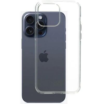 Mobiparts Classic TPU Hülle Apple iPhone 15 Pro Max Transparent Mobiparts Classic TPU Hülle Apple iPhone 15 Pro Max Transparent