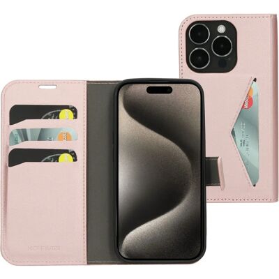 Mobiparts iPhone 15 Pro Pink Brieftasche Schlank & Elegant Mobiparts iPhone 15 Pro Pink Brieftasche Schlank & Elegant