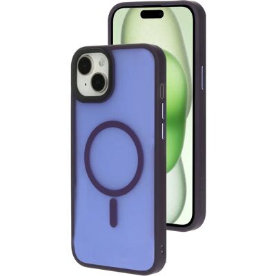 Mobiparts Coque Rigide Satin Violet pour iPhone 15 Plus - Étui - Publicité Mobiparts Coque Rigide Satin Violet pour iPhone 15 Plus - Étui - Publicité