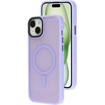 Mobiparts iPhone 15 Plus Satin Lila - Handyhülle Mobiparts iPhone 15 Plus Satin Lila - Handyhülle