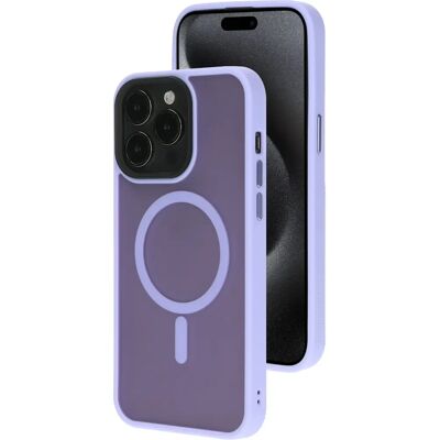 Mobiparts iPhone 15 Pro Max Satin Lila - Handyhülle Mobiparts iPhone 15 Pro Max Satin Lila - Handyhülle