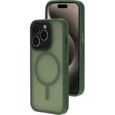 Mobiparts iPhone 15 Pro Grün Impact Schutz - Handyhülle Mobiparts iPhone 15 Pro Grün Impact Schutz - Handyhülle