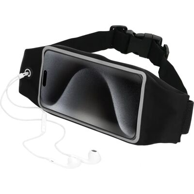 Mobiparts iPhone 15 Pro Max Schwarzes Sportgürtel Mobiparts iPhone 15 Pro Max Schwarzes Sportgürtel