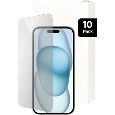 Mobiparts iPhone 15 Gehärtetes Glas Schutz - 10 Stück Mobiparts iPhone 15 Gehärtetes Glas Schutz - 10 Stück
