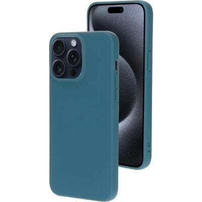 Mobiparts Apple iPhone 15 Pro Max Blueberry Blue Silikonhülle - Handyhülle Mobiparts Apple iPhone 15 Pro Max Blueberry Blue Silikonhülle - Handyhülle
