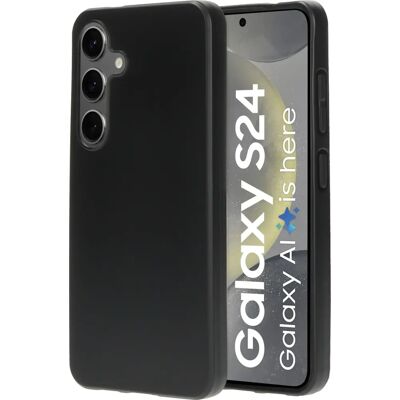 Coque TPU Classique Mobiparts Samsung Galaxy S24 Noir Mat - Étui Téléphone - Publicité Coque TPU Classique Mobiparts Samsung Galaxy S24 Noir Mat - Étui Téléphone - Publicité