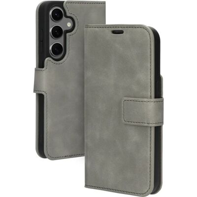 Coque porte-monnaie classique Mobiparts Galaxy S24 Gris Granit - Publicité Coque porte-monnaie classique Mobiparts Galaxy S24 Gris Granit - Publicité