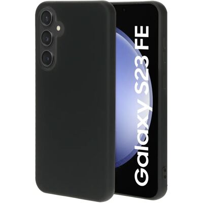 Mobiparts Handyhülle - Schlank für Samsung Galaxy S23 FE - Schwarz Mobiparts Handyhülle - Schlank für Samsung Galaxy S23 FE - Schwarz