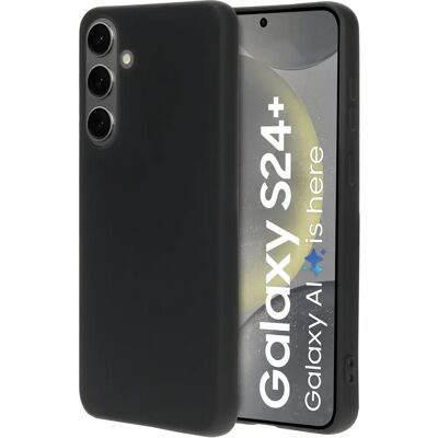 Mobiparts Samsung Galaxy S24 Plus Schwarze Silikonhülle Mobiparts Samsung Galaxy S24 Plus Schwarze Silikonhülle