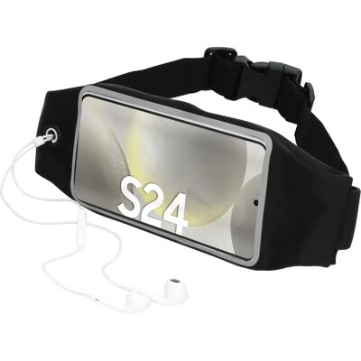 Ceinture de sport Comfort Fit Mobiparts Samsung Galaxy S24 noir - Étui pour téléphone - Publicité Ceinture de sport Comfort Fit Mobiparts Samsung Galaxy S24 noir - Étui pour téléphone - Publicité