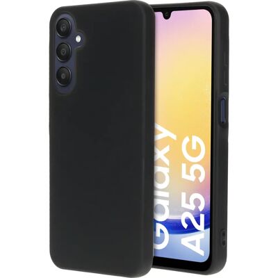Mobiparts Samsung Galaxy A25 Schwarze Silikonhülle - Handyhülle Mobiparts Samsung Galaxy A25 Schwarze Silikonhülle - Handyhülle