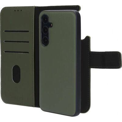 Etui Portefeuille en Cuir Mobiparts 2 en 1 Galaxy A55 (2024) Vert - Publicité Etui Portefeuille en Cuir Mobiparts 2 en 1 Galaxy A55 (2024) Vert - Publicité