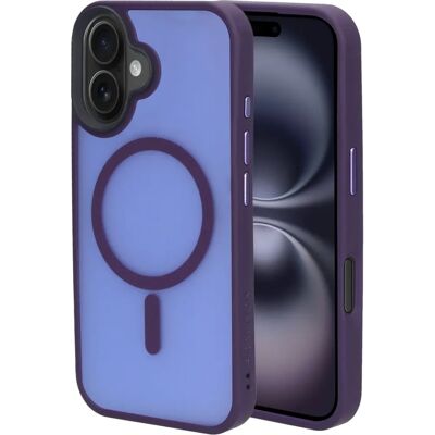 Mobiparts Apple iPhone 16 Satin Lila Stoßfeste Hülle Mobiparts Apple iPhone 16 Satin Lila Stoßfeste Hülle