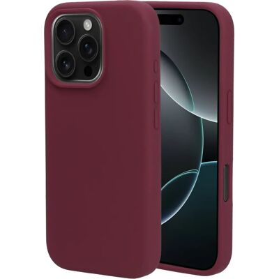 Mobiparts MP-127667 Plum Red Soft-Touch Silikonhülle für iPhone 16 Pro - Handyhülle Mobiparts MP-127667 Plum Red Soft-Touch Silikonhülle für iPhone 16 Pro - Handyhülle