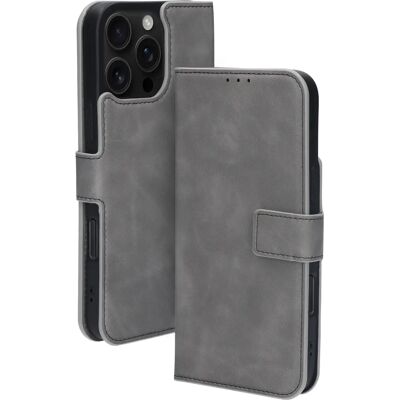 Mobiparts Classic Wallet Case Granite Grey - Handyhülle Mobiparts Classic Wallet Case Granite Grey - Handyhülle