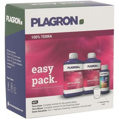 Plagron Easy Pack 100% Terra - Plantenvoedingsset Plagron Easy Pack 100% Terra - Plantenvoedingsset