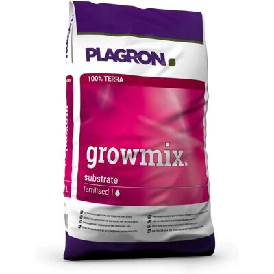 PLAGRON Growmix - Terre légère avec perlite - 25L - Publicité PLAGRON Growmix - Terre légère avec perlite - 25L - Publicité