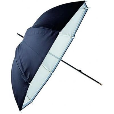 Linkstar Reflexparaplu PUK-84WB Wit/Zwart 100cm - Reflexparaplu Linkstar Reflexparaplu PUK-84WB Wit/Zwart 100cm - Reflexparaplu