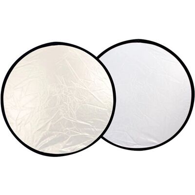 Réflecteur Linkstar R-60SW - 60 cm, Argent/Blanc, Pliable Réflecteur Linkstar R-60SW - 60 cm, Argent/Blanc, Pliable