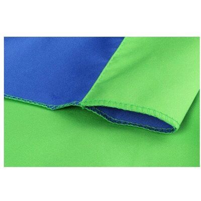 StudioKing Stoffhintergrund 2,7x5 m Blau/Grün - Hintergrundsystem StudioKing Stoffhintergrund 2,7x5 m Blau/Grün - Hintergrundsystem