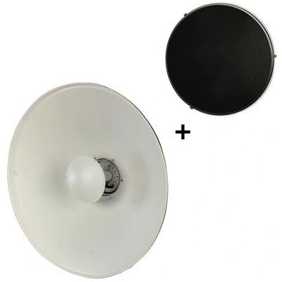 StudioKing Beauty Dish Wit SK-BD550W 55 cm - Beauty Dish StudioKing Beauty Dish Wit SK-BD550W 55 cm - Beauty Dish