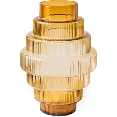 Pols Potten L Steps Vasen - Oker - Moderne Designer Vasen Pols Potten L Steps Vasen - Oker - Moderne Designer Vasen