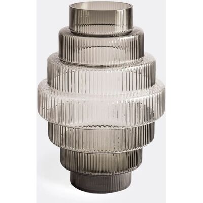 Vase Steps de Pols Potten L - Vase Design Moderne pour Éclat Éthéré Gris Foncé - Publicité Vase Steps de Pols Potten L - Vase Design Moderne pour Éclat Éthéré Gris Foncé - Publicité