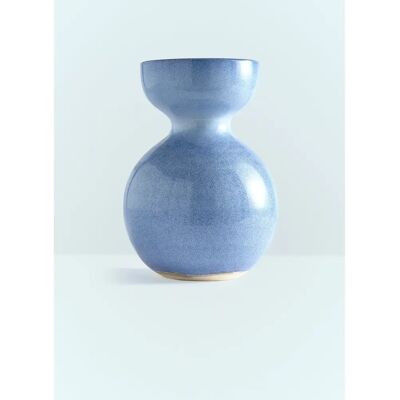 Vaso Pols Potten 'Boolb' - Grande, Blu, Linee astratte Vaso Pols Potten 'Boolb' - Grande, Blu, Linee astratte