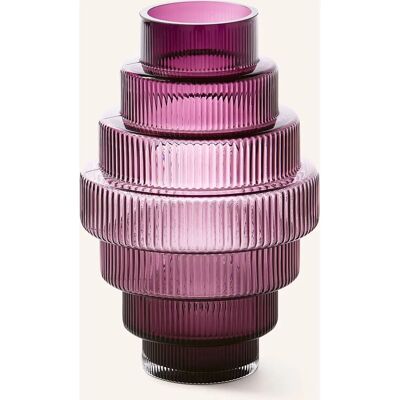 POLSPOTTEN Steps Vase S - Viola Scuro - Vaso POLSPOTTEN Steps Vase S - Viola Scuro - Vaso