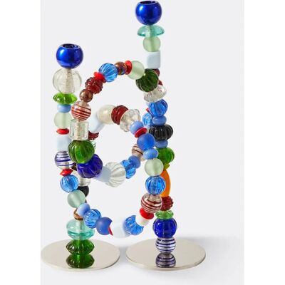 Pols Potten Beads Multicolored Glass Bead Chandelier - 38cm Pols Potten Beads Multicolored Glass Bead Chandelier - 38cm