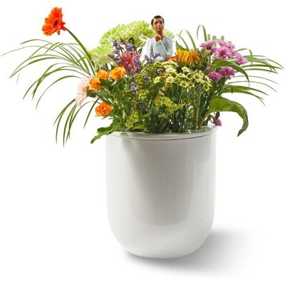 Pols Potten - Daydream - Blanc - Vase en céramique - Vase - Publicité Pols Potten - Daydream - Blanc - Vase en céramique - Vase - Publicité
