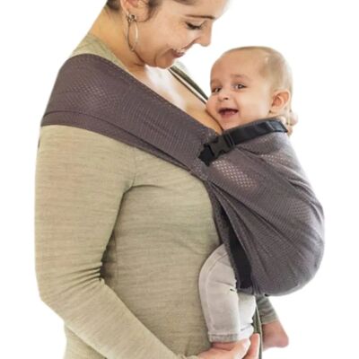 Minimonkey Mini Sling Babydrager - Grijs - Baby Drager Minimonkey Mini Sling Babydrager - Grijs - Baby Drager