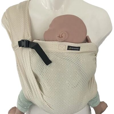 Portabebés Mini Sling Beige de Minimonkey - Ergonómico y Compacto Portabebés Mini Sling Beige de Minimonkey - Ergonómico y Compacto