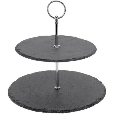 Queensway Home & Dinning Kétszintes tortaállvány - Cake Stand Queensway Home & Dinning Kétszintes tortaállvány - Cake Stand