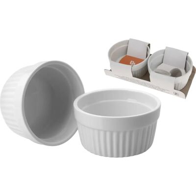 Koopman International BV Q51900090 Forma do pieczenia - Ceramika, Biała, 185ml - Forma do pieczenia Koopman International BV Q51900090 Forma do pieczenia - Ceramika, Biała, 185ml - Forma do pieczenia