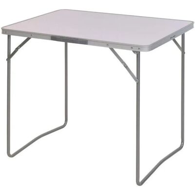 BigBuy Fehér Alumínium Összecsukható Asztal - Kültéri 80x60x69 cm BigBuy Fehér Alumínium Összecsukható Asztal - Kültéri 80x60x69 cm