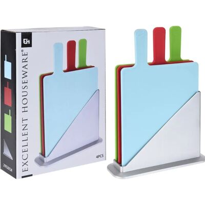 Juego de tablas de cortar Excellent Houseware - Colorido, Higiénico, Apto para lavavajillas Juego de tablas de cortar Excellent Houseware - Colorido, Higiénico, Apto para lavavajillas