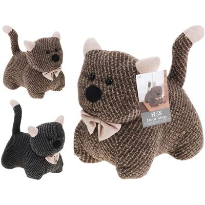 K-design Brauner Stoff-Katzen Türstopper K-design Brauner Stoff-Katzen Türstopper