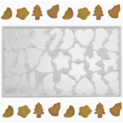 Marque Modèle Ensemble de découpoirs de Noël - Moule à pâtisserie - Publicité Marque Modèle Ensemble de découpoirs de Noël - Moule à pâtisserie - Publicité