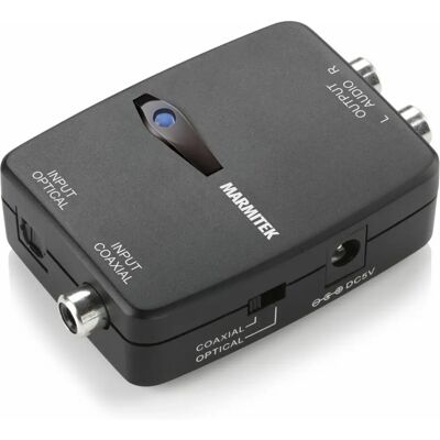 Marmitek Connect DA21 Digital-Analog-Wandler - Stereo PCM - Schwarz Marmitek Connect DA21 Digital-Analog-Wandler - Stereo PCM - Schwarz