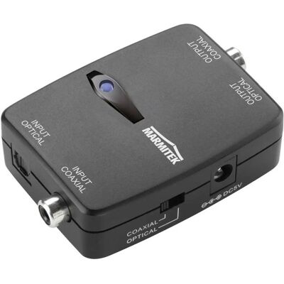 Convertidor Digital a Coaxial Marmitek Connect TC22 - Audio Bidireccional Dolby 5.1 Stereo Convertidor Digital a Coaxial Marmitek Connect TC22 - Audio Bidireccional Dolby 5.1 Stereo